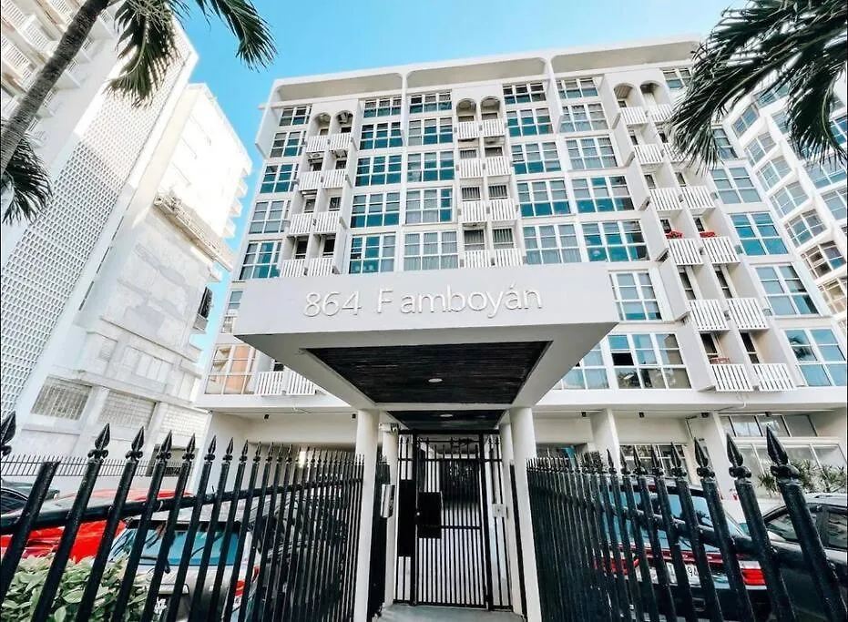 Flamboyan - Condado Apt Walking To Beach W/ Prk Apartman San Juan